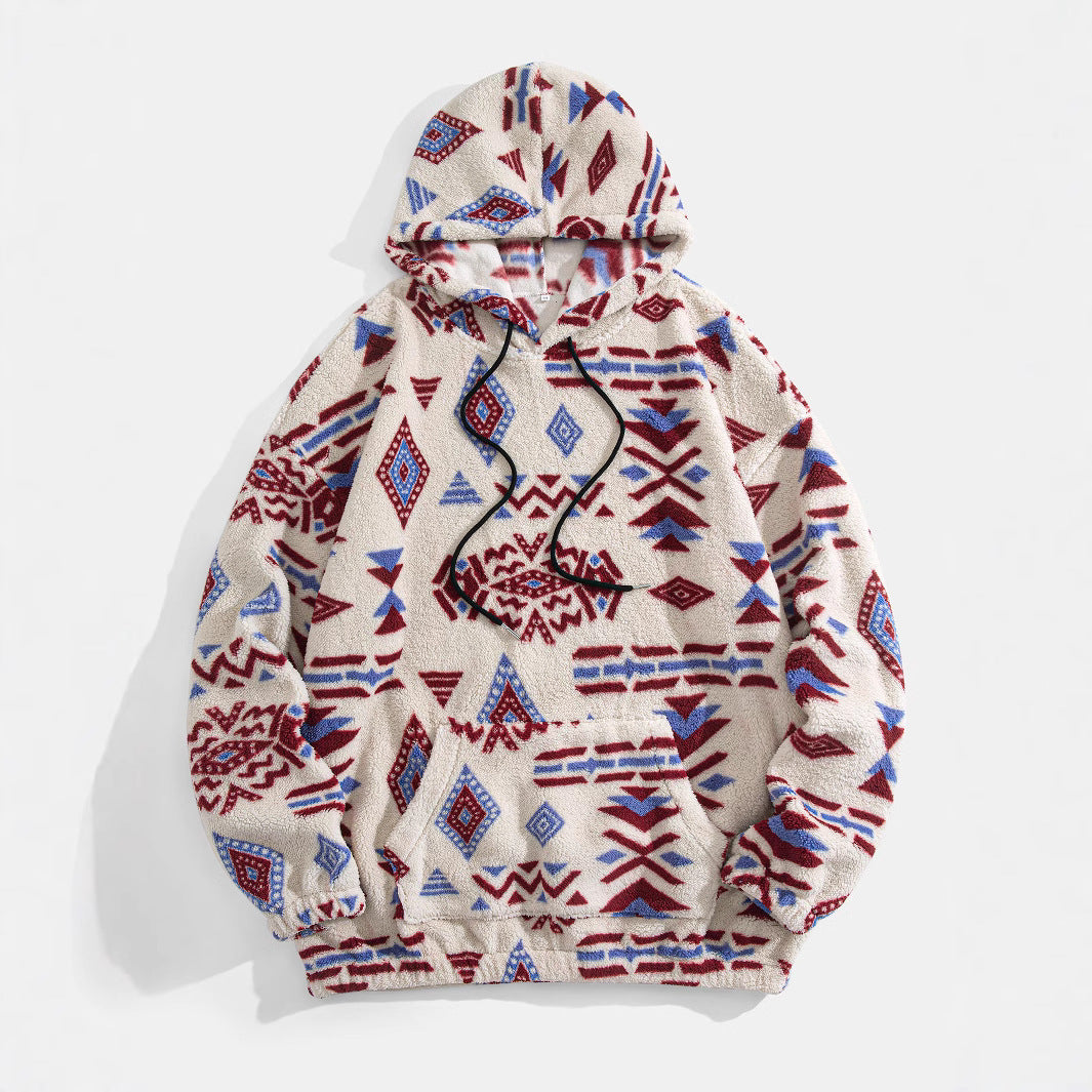 Men's And Women's Hoodie Ethnic Style