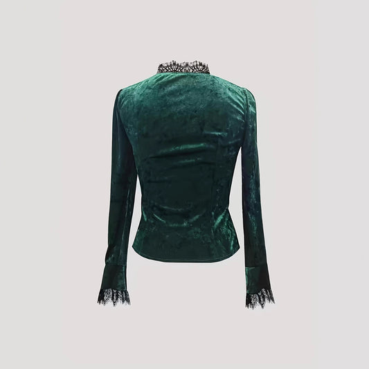 V-neck Long-sleeve Topbase Layer Shirt
