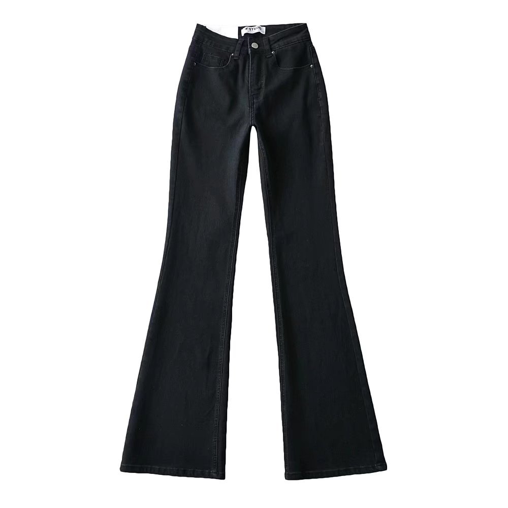 Women's Love Fart Pocket Flare Jeans