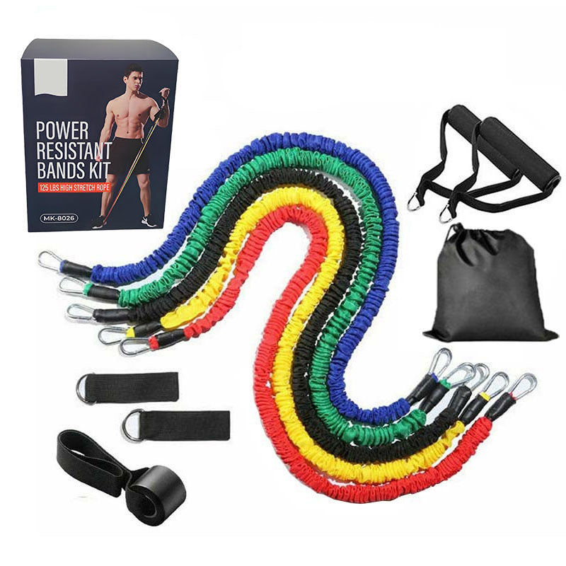 Multi-functional Household TPE Resistance Tube 11-piece Set