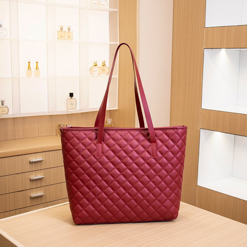 Fashion Rhombus Women's Portable Shoulder Bag