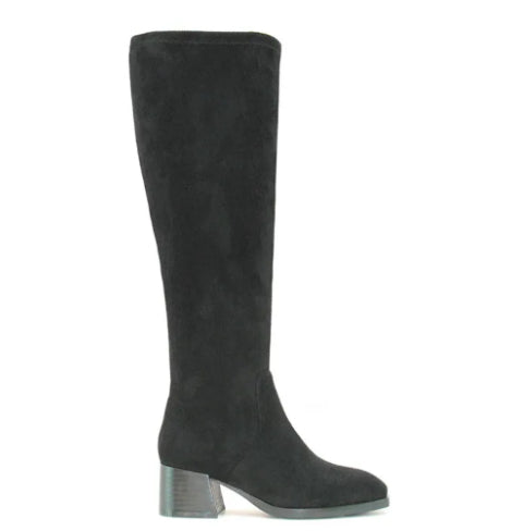 Women's Solid Color Fashion Frosted Long Martin Suede Boots