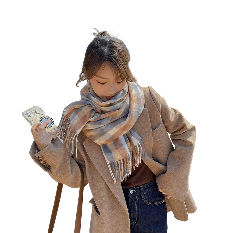 Fashion Imitation Cashmere Warm And Sunscreen Scarf