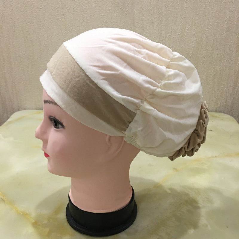 Fashion Double Color Board Bead Caps