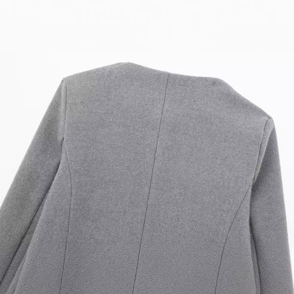 Fashion Casual All-match Flip Trim Short Coat