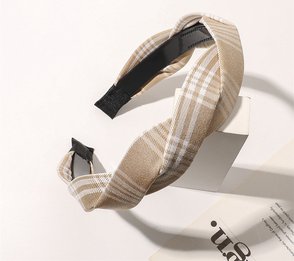 Curry Cross Hair Band Fashionable And Versatile