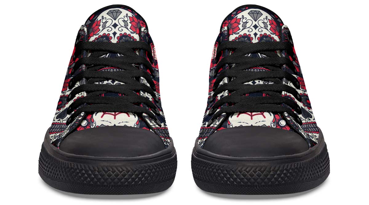 Fashion Print Couple Low-Top Canvas Shoes