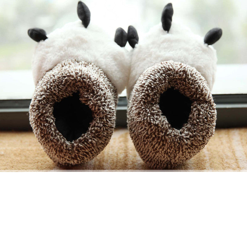 Cute Animal Bag And  Plush Slippers