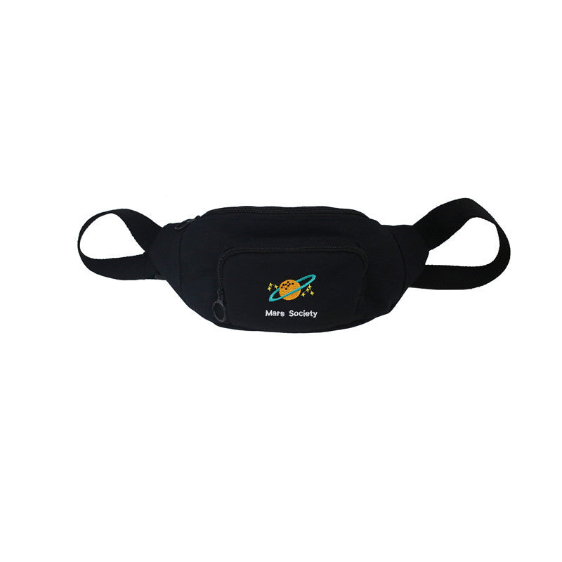 Printed canvas belt