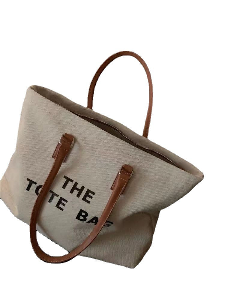 Versatile Women's Large Capacity Canvas Bag