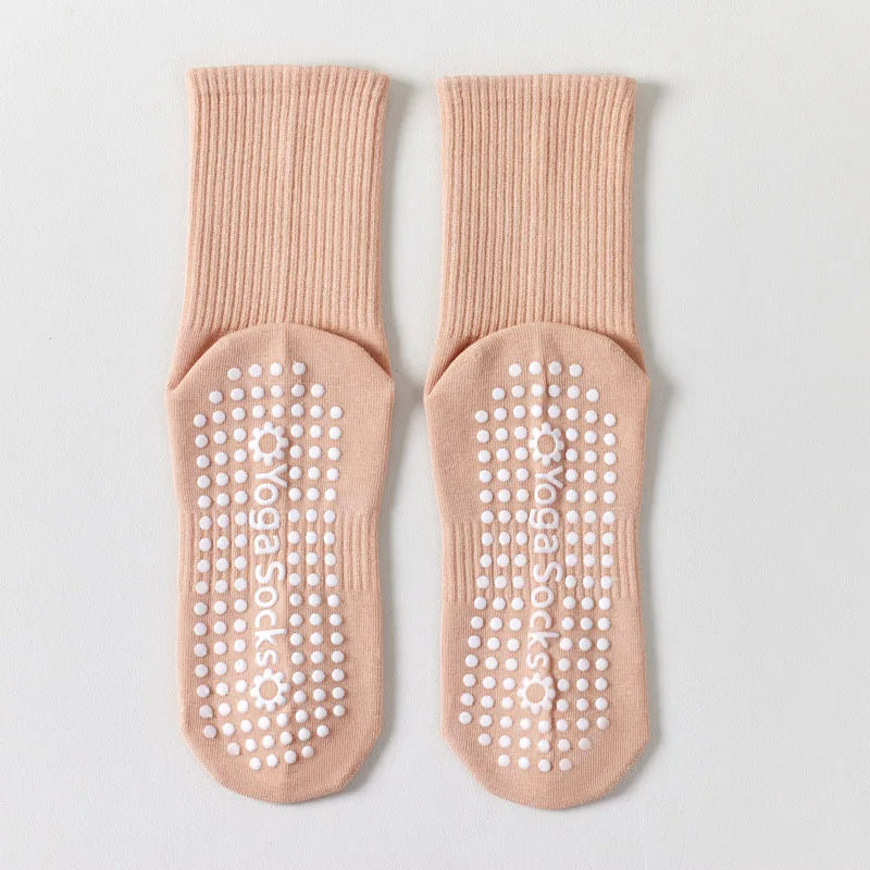 Yoga Silicone Women's Glue Dispensing Non-slip Socks