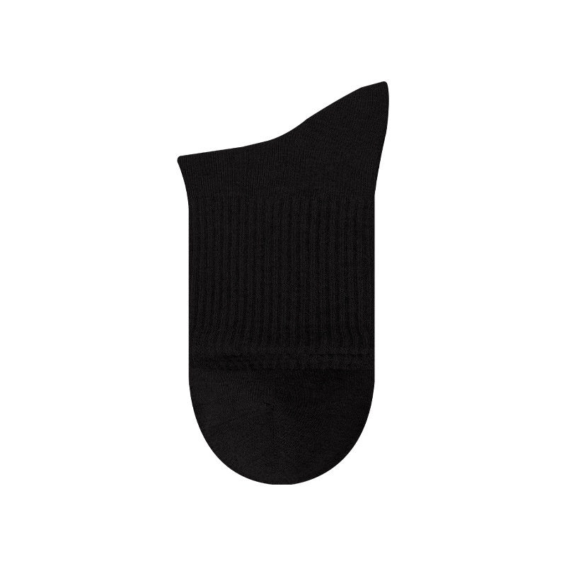 Seamless Socks Men's Pure Cotton Mid-calf Length Socks Autumn And Winter