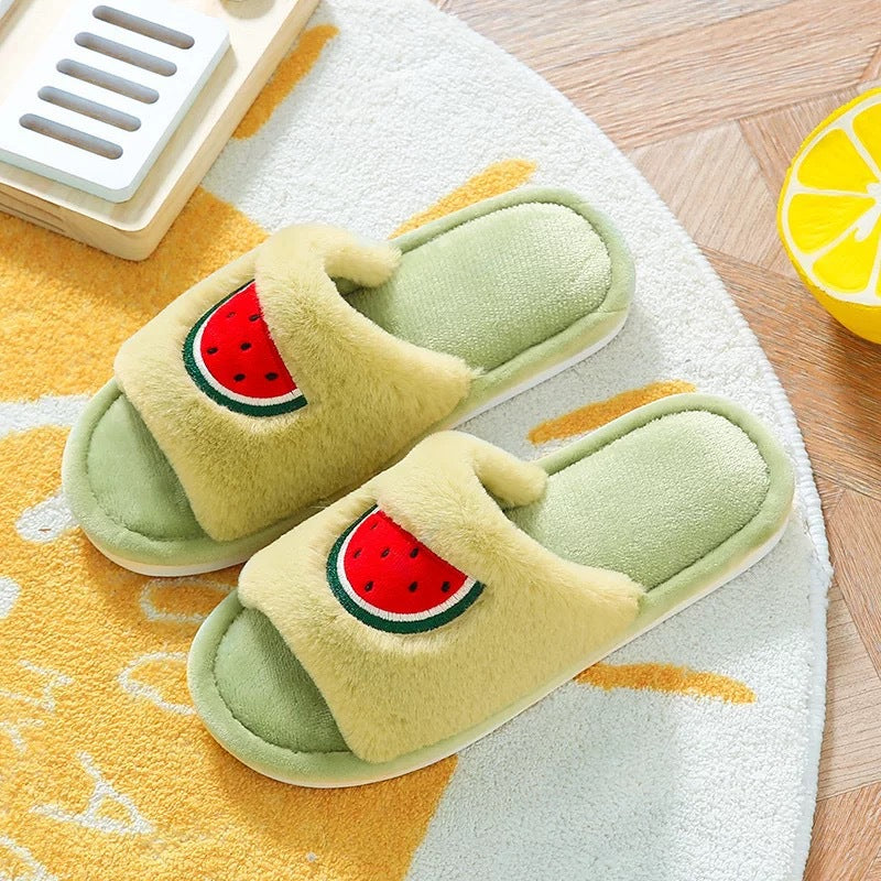Plush Slippers Cute Home Warm And Non-slip