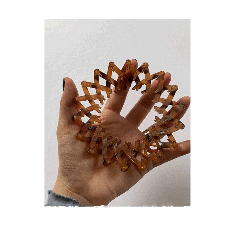 Koreansk Retro Geometrisk Elastisk Hårelastik