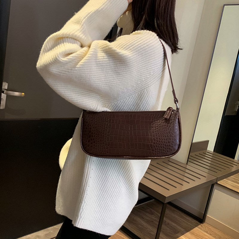 New simple hand bag with patent leather