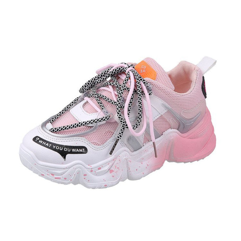 Summer New Style Mesh  Orange Pair Of Shoes