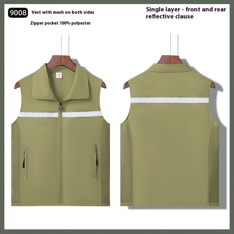 High-end Vest Outdoor Reflective Vest Overalls