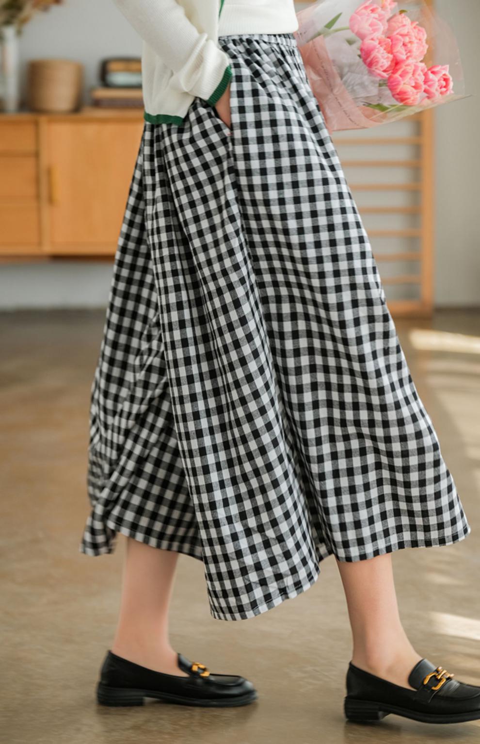 Wide Leg Culottes Plus Size Loose Cotton And Linen Comfortable Casual Pants