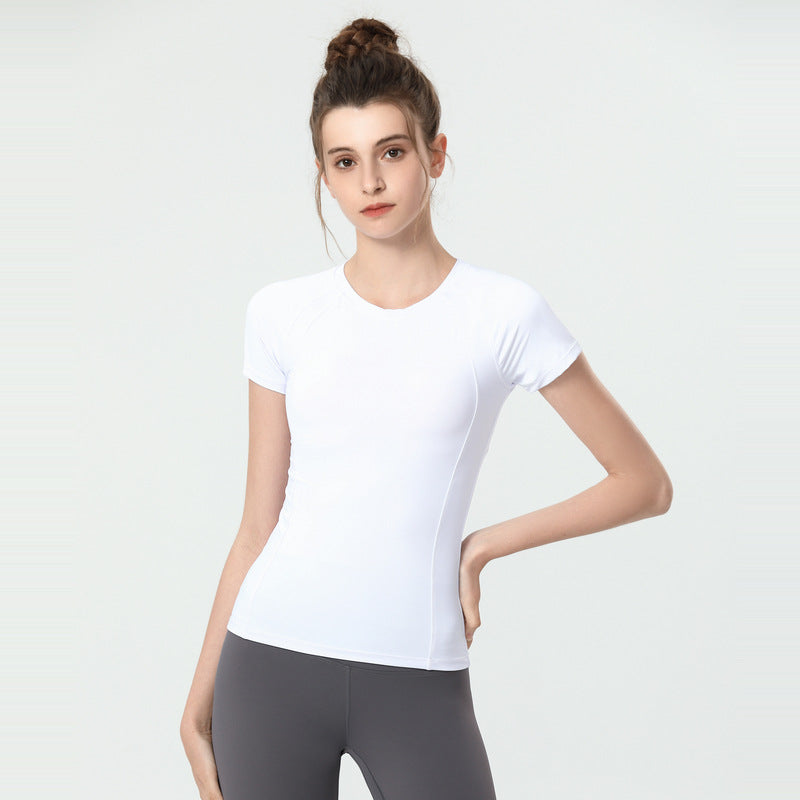 Women's Fashion Yoga Short Sleeve