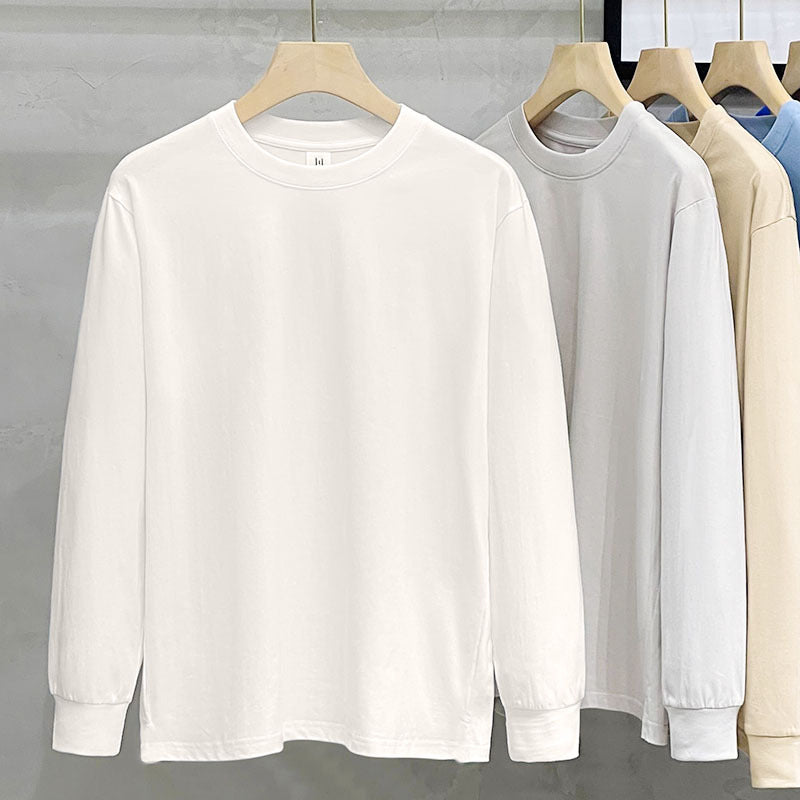 230g Heavy Cotton Long-sleeved T-shirt For Women