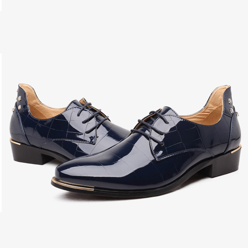 Bright Leather British Business Shoes