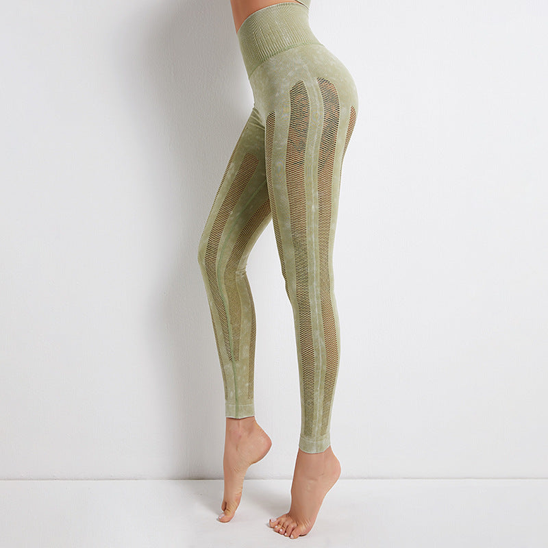 Mode Dame Mesh Hule Hurtigttørrende Yogabukser