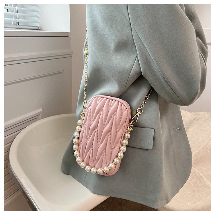 Female Summer New High-grade Mini Chain Crossbody Bag