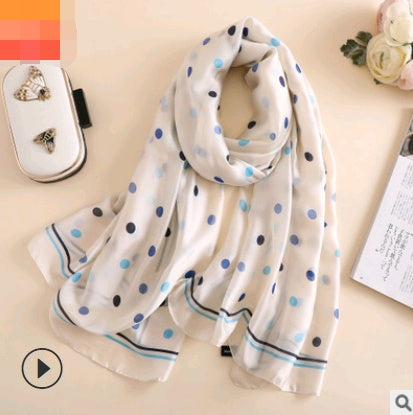 Spring, summer and autumn, new flowers, elegant and high-end artificial silk scarf, female decorative shawl, sunscreen beach towel