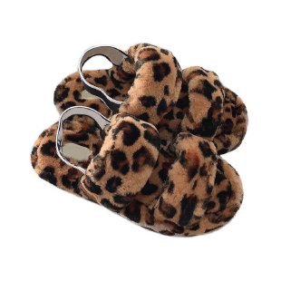 Indoor leisure flat-heel solid color slippers