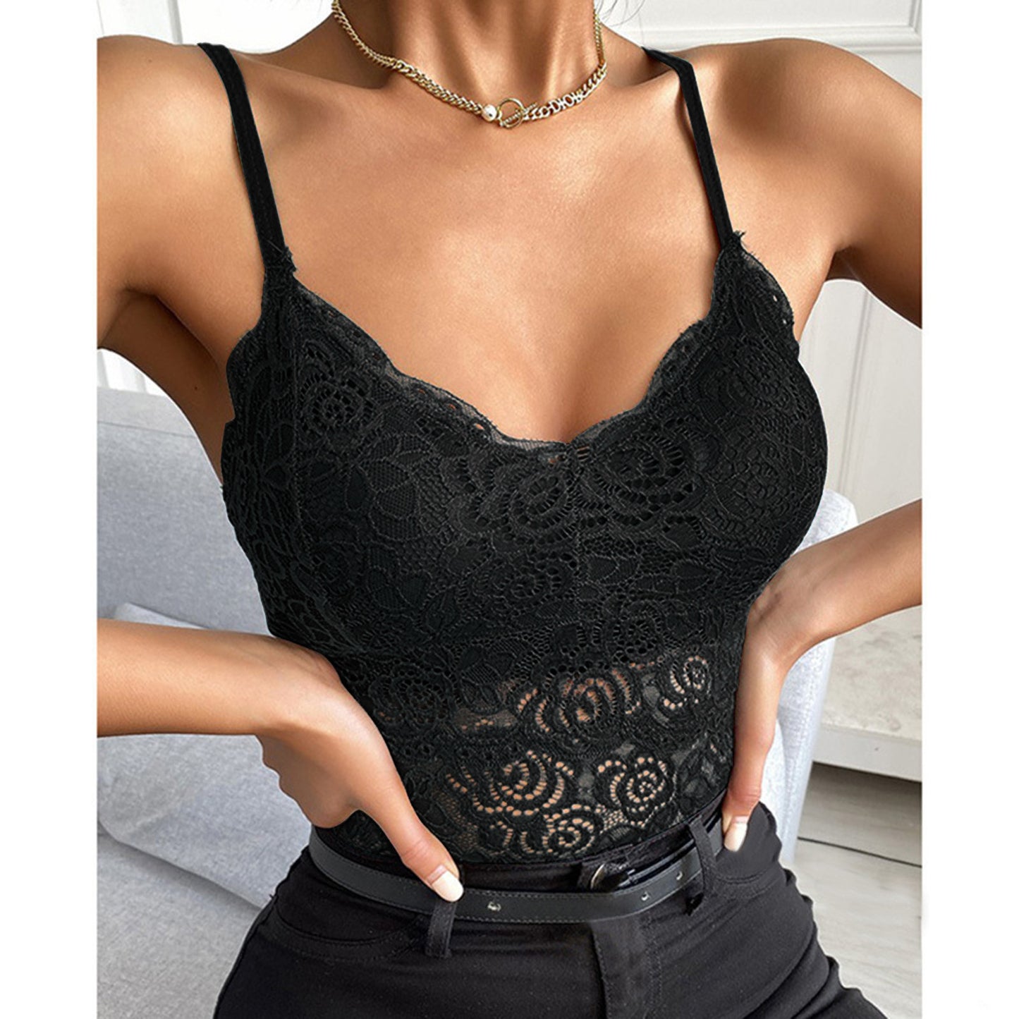 Blonde Plus Size Slynge Overtøjsvest
