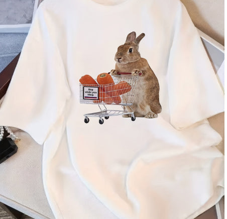 Womens Slimming Printed Three-Quarter Sleeve Top