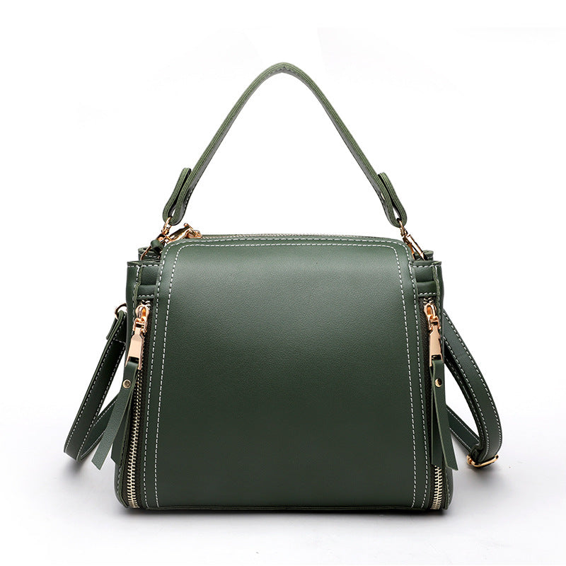 College Bucket Fashion One-shoulder Diagonal Bag