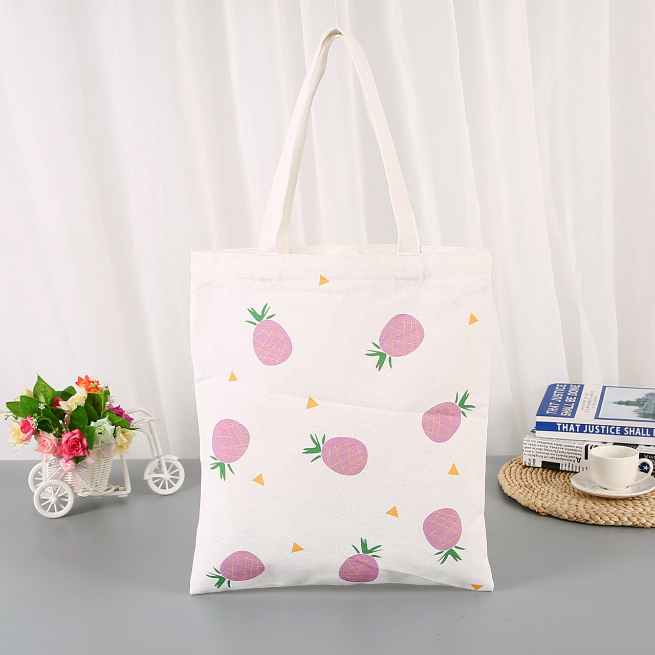 One-shoulder College Style Large-capacity Shopping Bag
