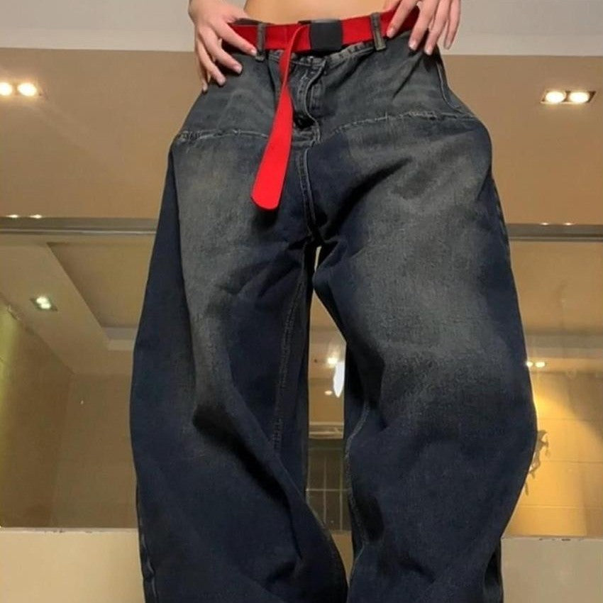 Street Straight Tube Loose Drape Wide Leg Pants