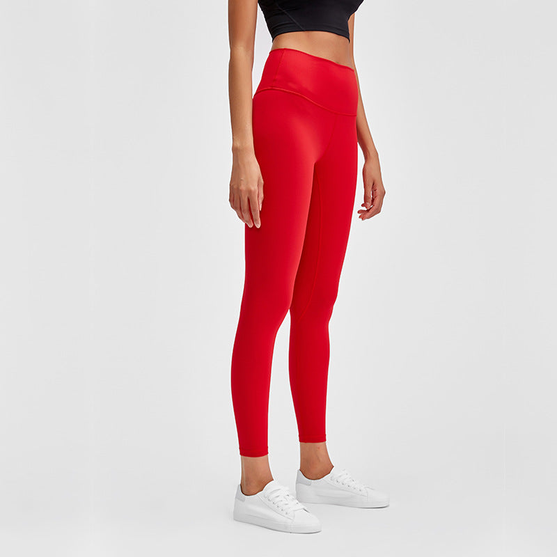 Nine-Point Hip-Lifting High-Elastic Fitness Pants