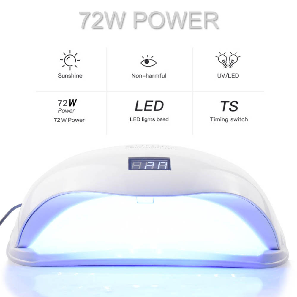 72W UVLED Dual Light Solar Neglelampe