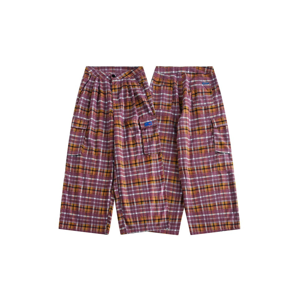 New Retro Wide Leg Trousers Men And Women Loose