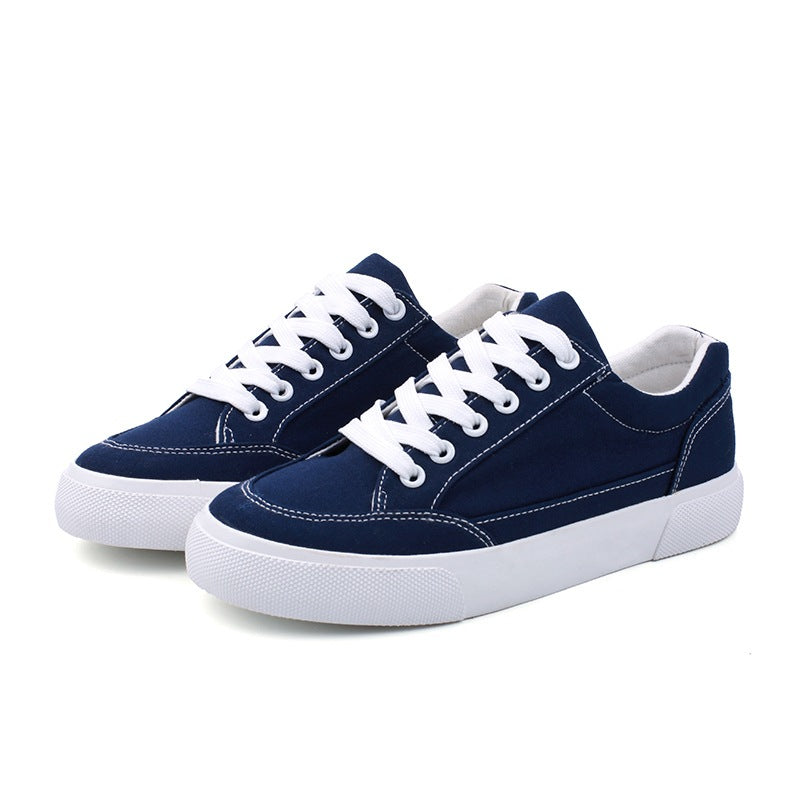Star white shoes low shoes casual shoes help female Korean female students all-match cloth shoes