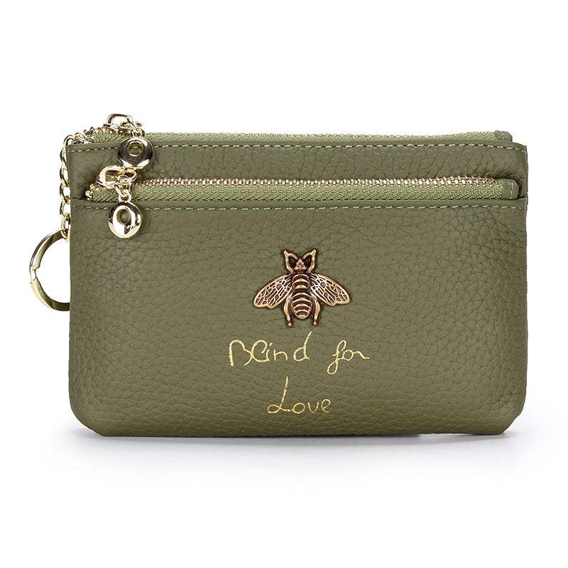 Little bee zipper coin purse
