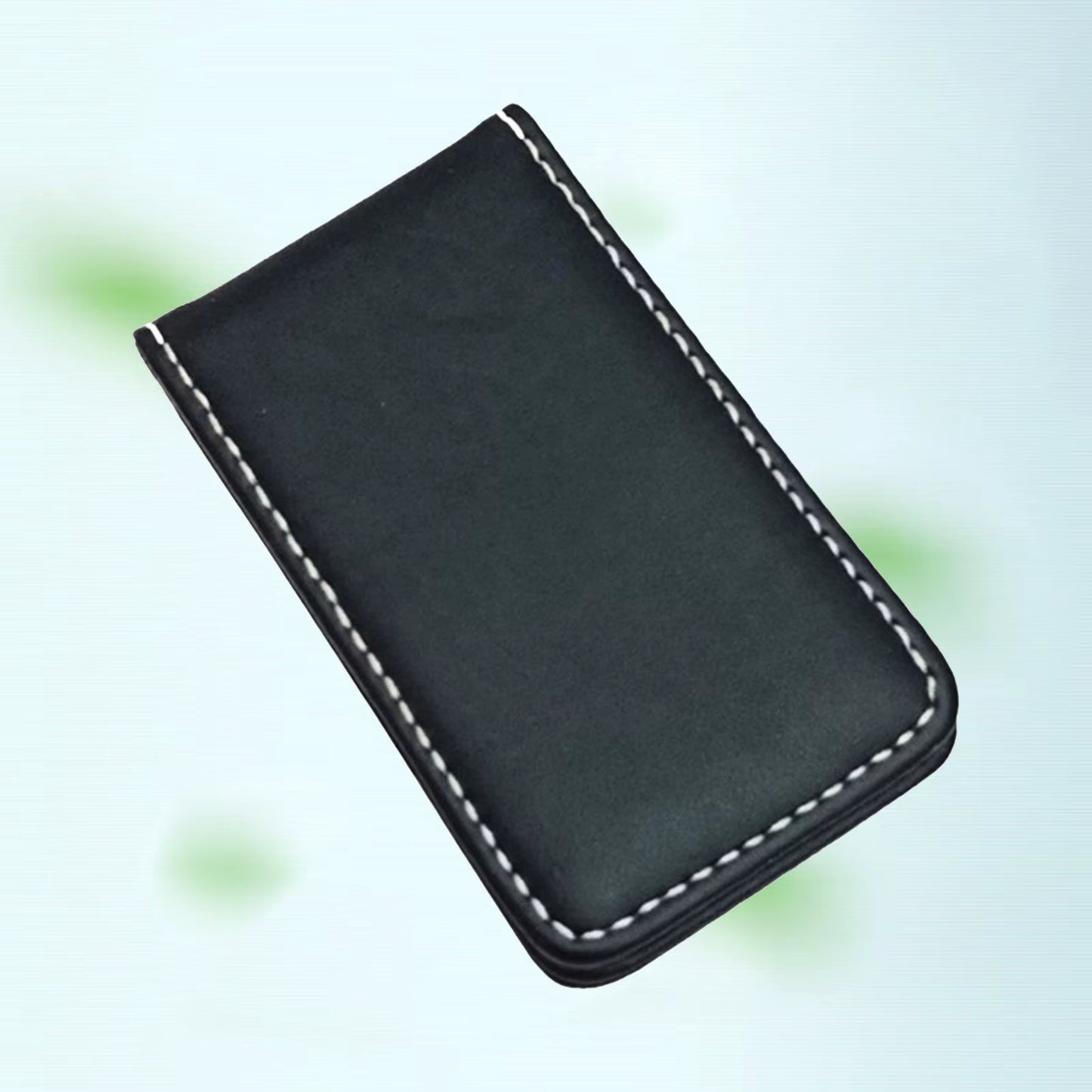 PU Leather Magnetic Money Clip Pocket Wallet Minimalist Wallet Slim Wallet Credit Business Cards Holder