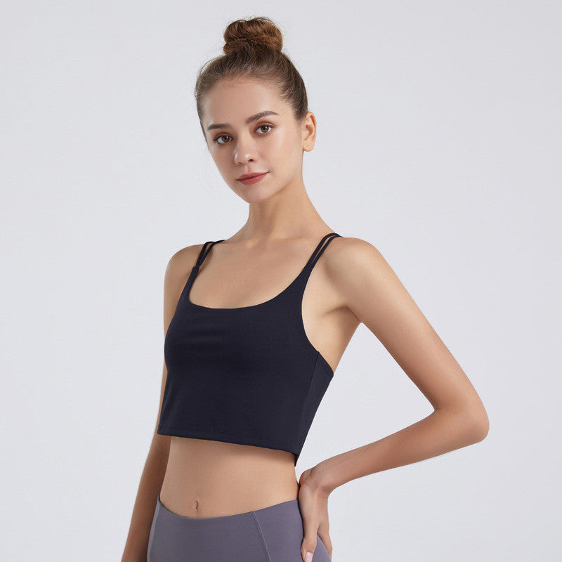 New European And American Nude Sports Bra Women's Breathable