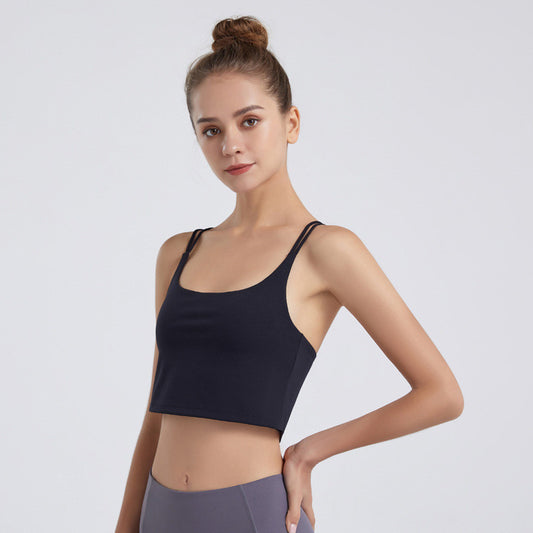 New European And American Nude Sports Bra Women's Breathable