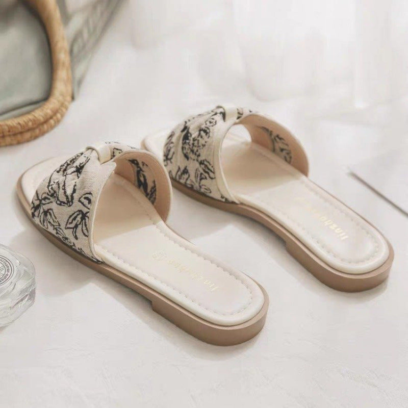Women's French-style Sandals With Skirt