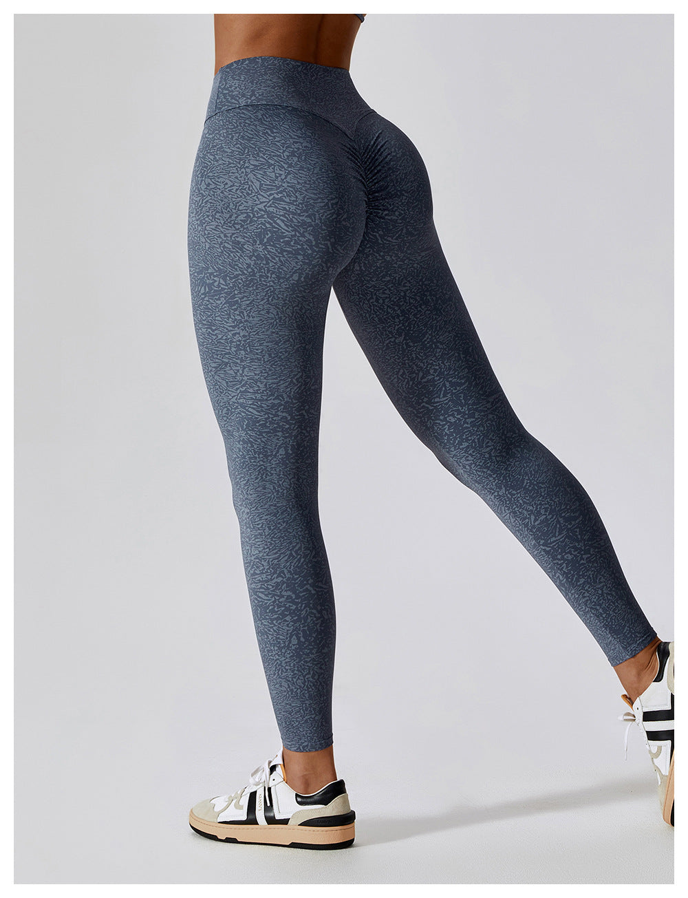 Belly Contracting Hip Lifting Running Sports Quick-drying Camouflage Printing Nude Feel High Waist Yoga Pants