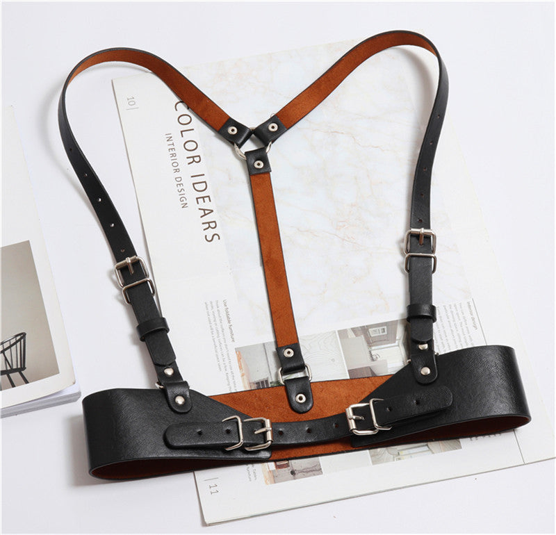 Joker pin buckle PU leather strap