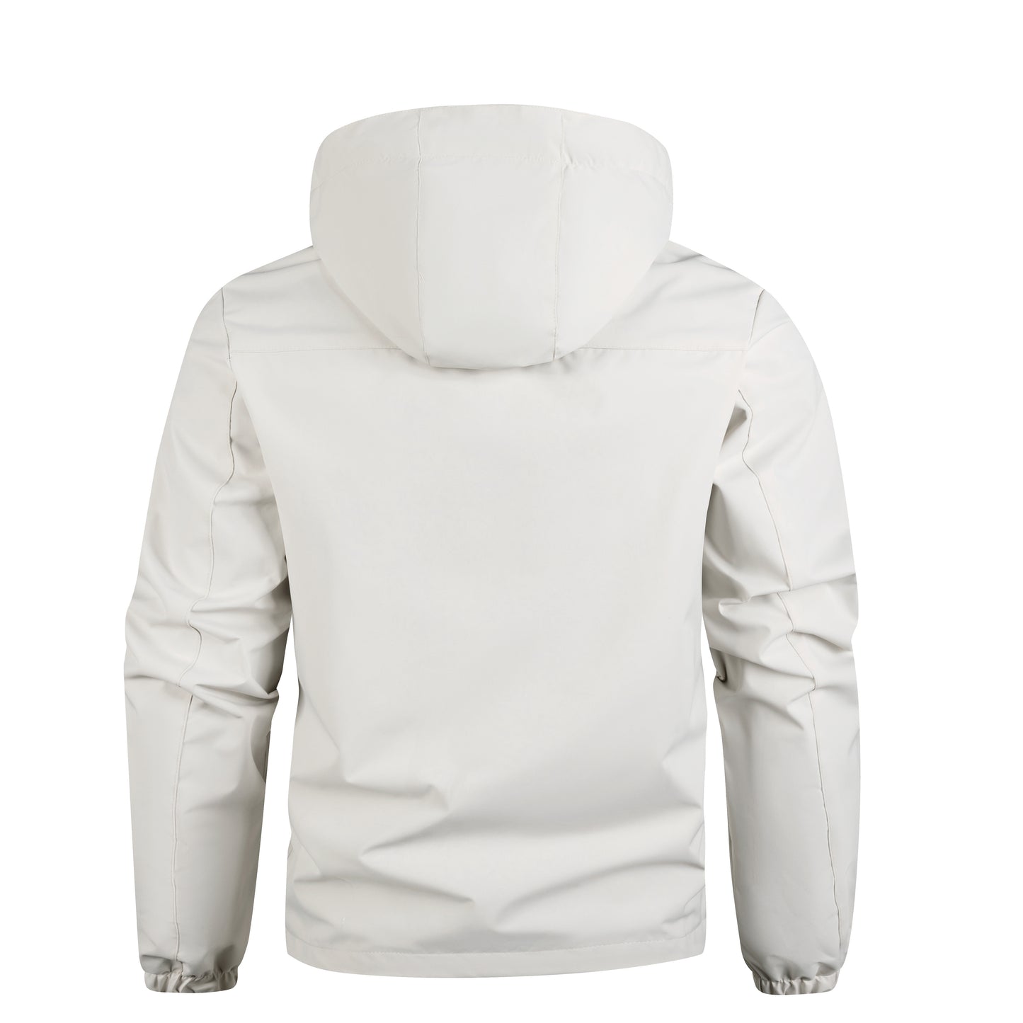 Letvægts Herrejakke Med Hætte Til Outdoor, Rejser, Vandring, Vindjakke, Alsidig, Stilrent Design