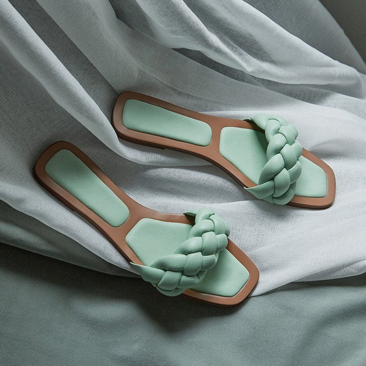 Women's Ribbon Sandals woven slippers sandals