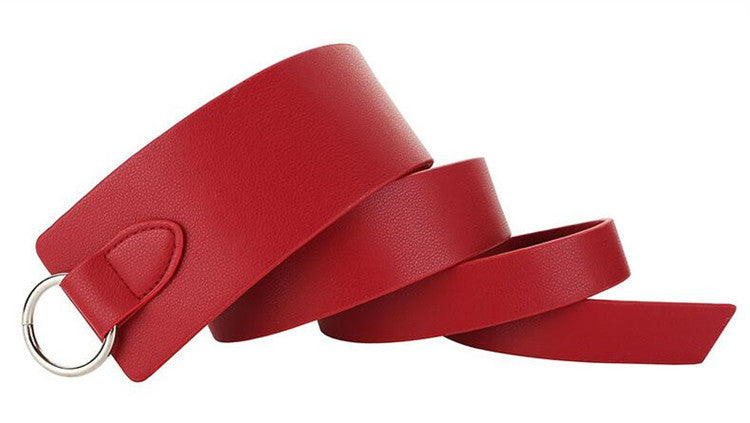 Women's jelly texture decorative belt