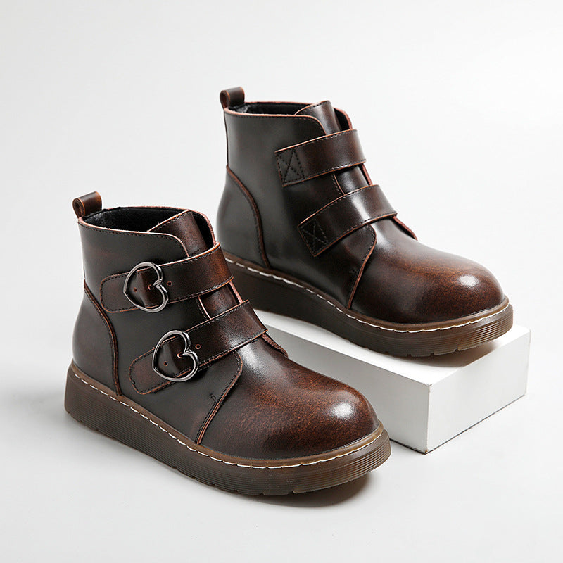 Autumn Winter Cute Retro Women's Martin Boots