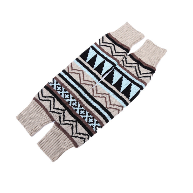 Women's color matching boot cover and leg protector